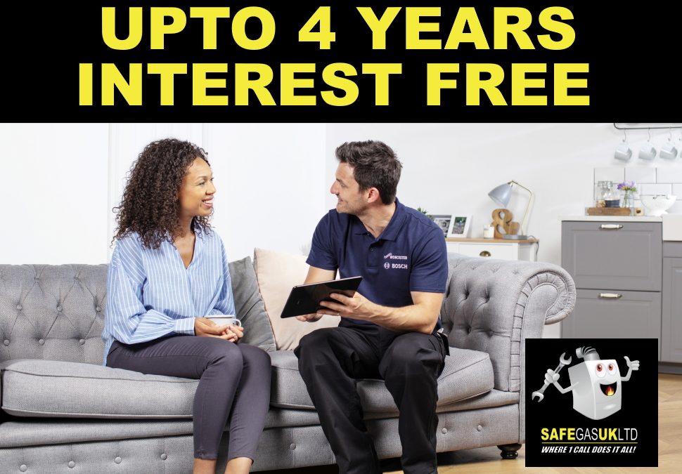 Finance Options – Upto 4 Years, Interest Free