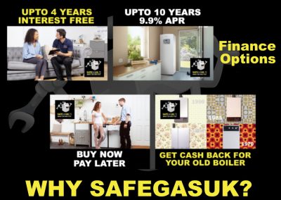 Why SafeGasUK? - Quality-Best value for money; Health & Safety - Finance Options